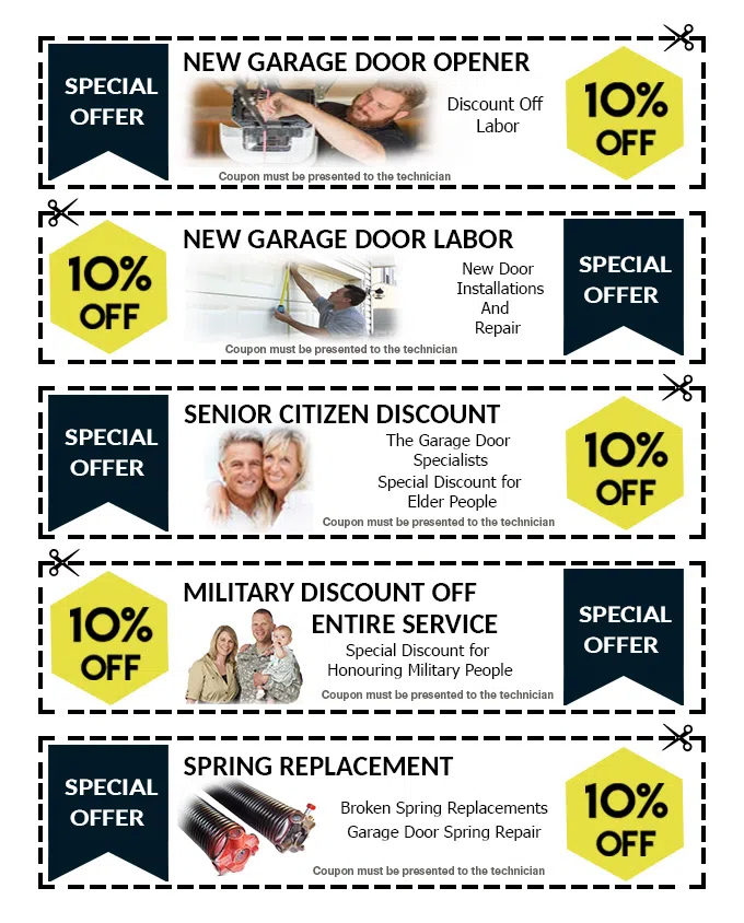 Garage Door & Opener Repairs Palos Hills, IL 708-252-3921 - coupons